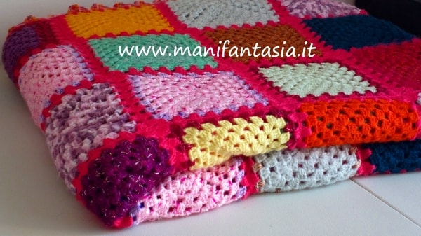 Granny Square Uncinetto Schema Classico Manifantasia