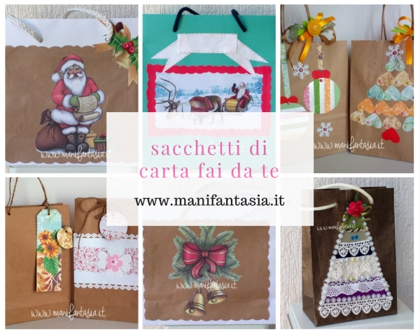 Sacchetti Di Carta Fai Da Te Confezioni Regalo Idee Manifantasia