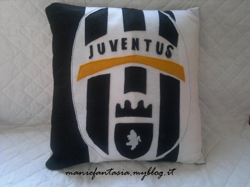 cuscino,juventus,cucito,creativo,