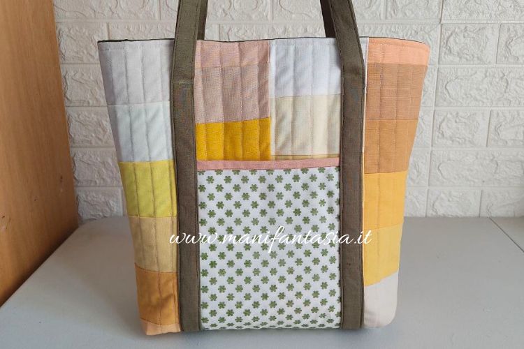 borsa patchwork tutorial