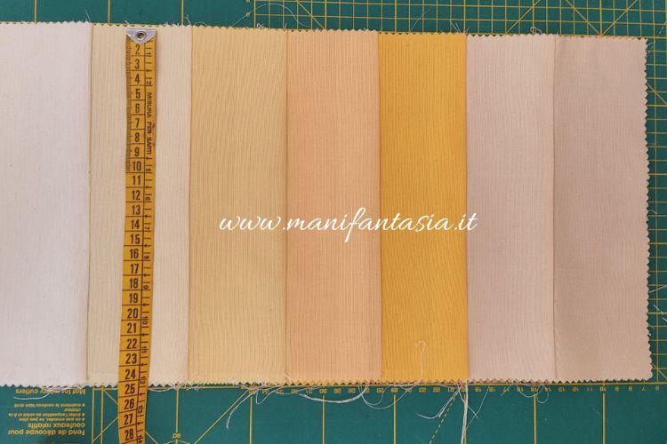 strisce patchwork di stoffa