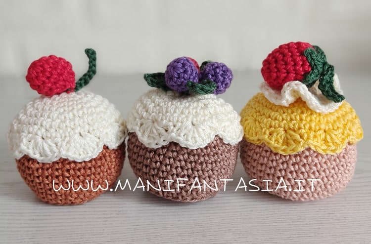 dolcetti uncinetto amigurumi con la frutta tutorial