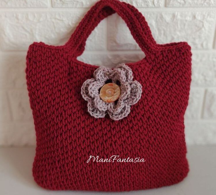 piccola borsa pochette crochet