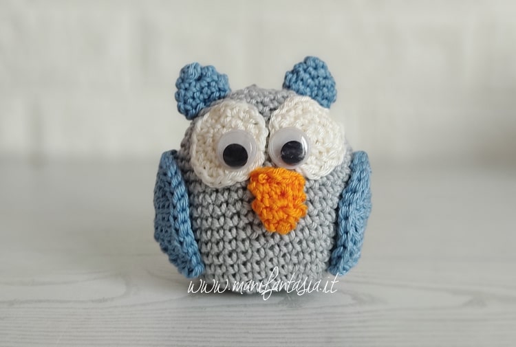 gufi uncinetto amigurumi spiegazioni