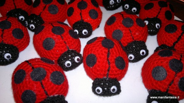 amigurumi tutorial italiano coccinelle