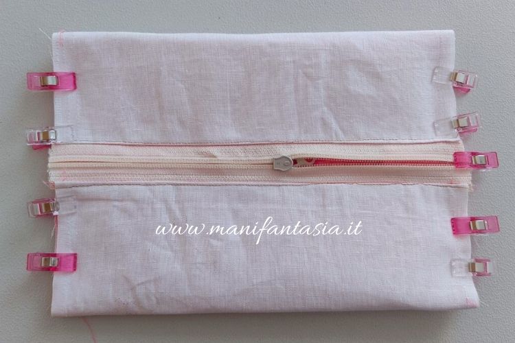 Come cucire una BORSA con cerniera e manici, DIY tutorial, How to sei a  bag