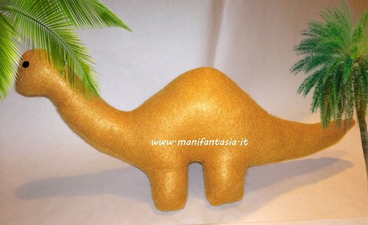 dinosauri di pannolenci fai da te