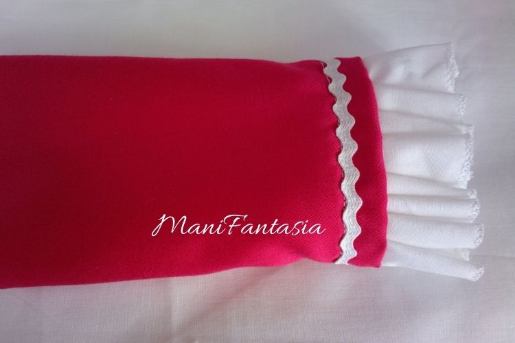 manica vestito bambola di stoffa candy candy