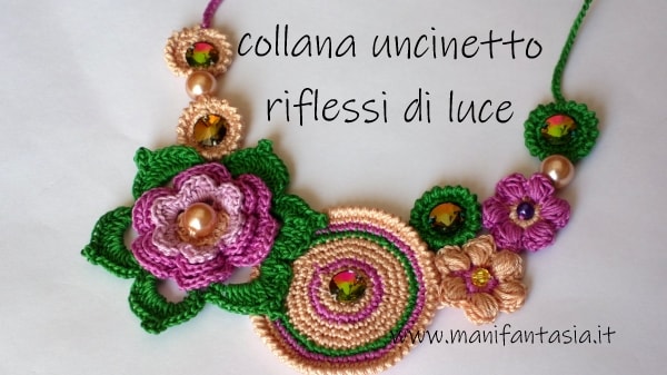 come fare una collana uncinetto schemi spiegazioni