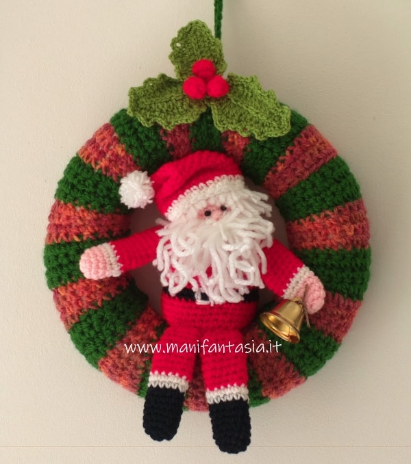 Schema Babbo Natale Uncinetto Amigurumi.Addobbi Natalizi Uncinetto Archives Manifantasia