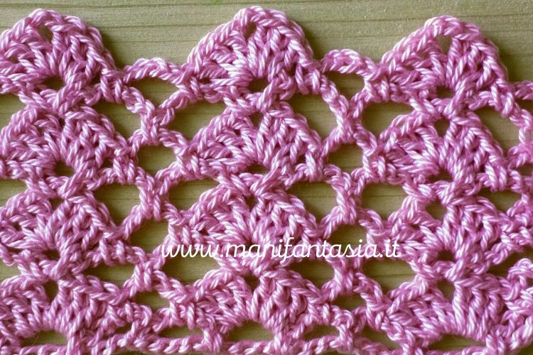 punto fantasia crochet n3