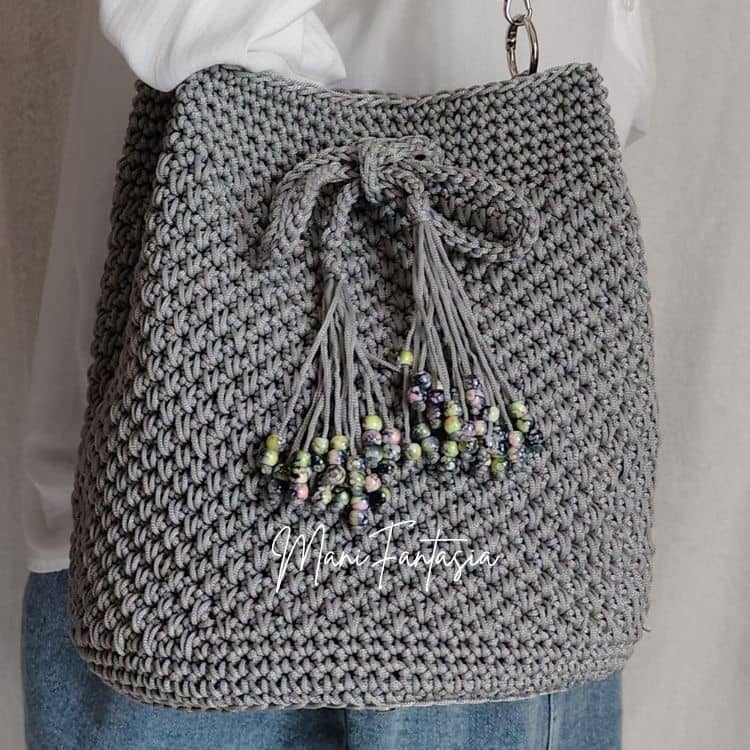 Borsa uncinetto estate 2023: a rete, crochet, tutorial