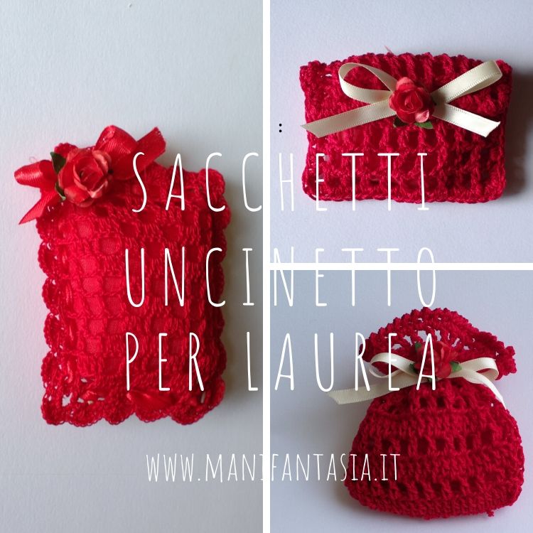 sacchetti uncinetto laurea