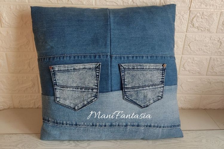 Idee creative per riciclare i vecchi jeans cuscini