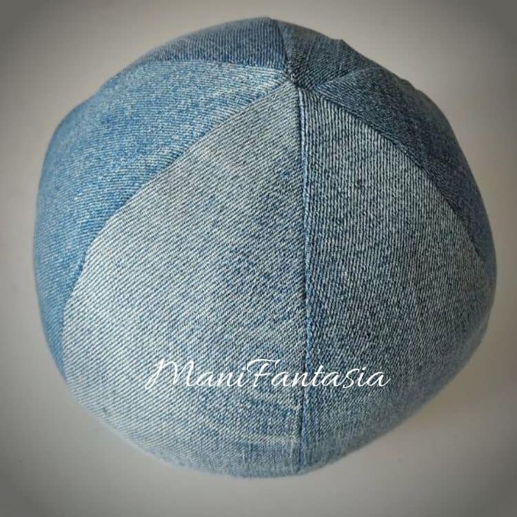 pallone di jeans idea riciclo