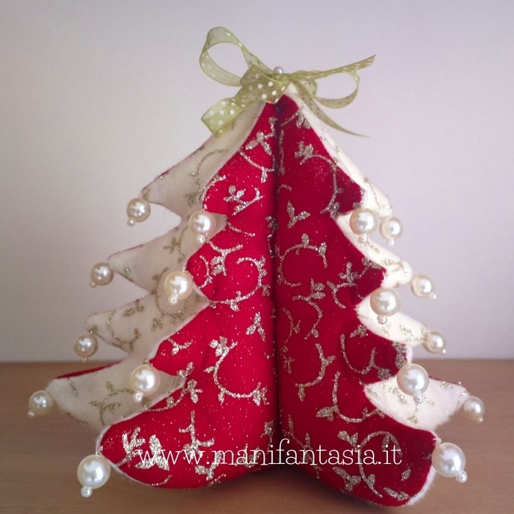 Alberi Di Natale In Feltro E Pannolenci Tutorial Idee Ispirazioni Manifantasia