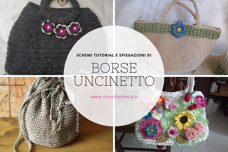 Borsa uncinetto estate 2023: a rete, crochet, tutorial