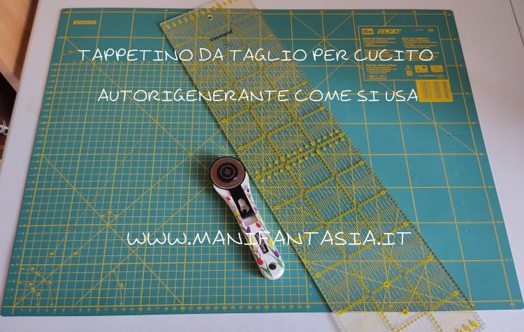 tappetino da taglio per cucito