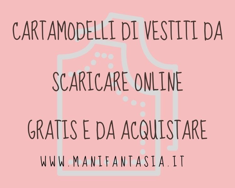 cartamodelli vestiti da scaricare online gratis e da acquistare