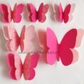 farfalle di carta grandi e piccole tutorial