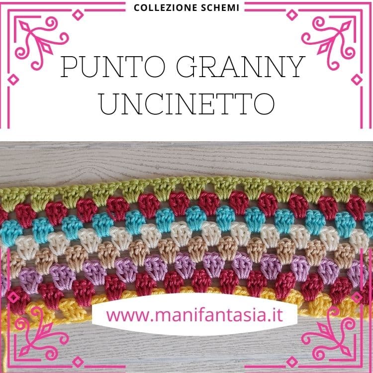 granny square punto uncinetto