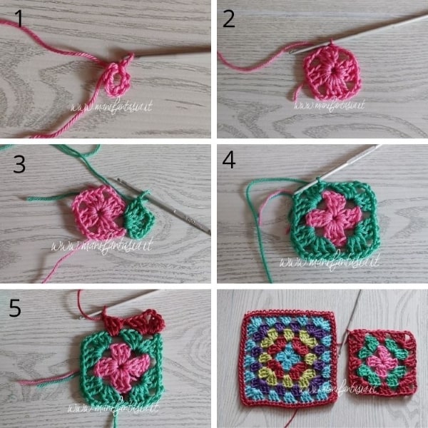 quadrato granny square