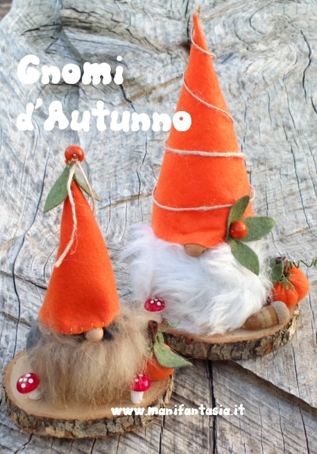 gnomo autunno con la zucca tutorial