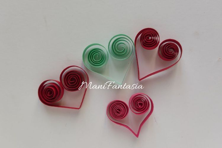 Sprale quilling cuore