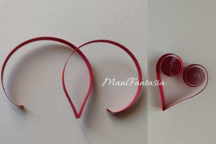spirale quilling cuore